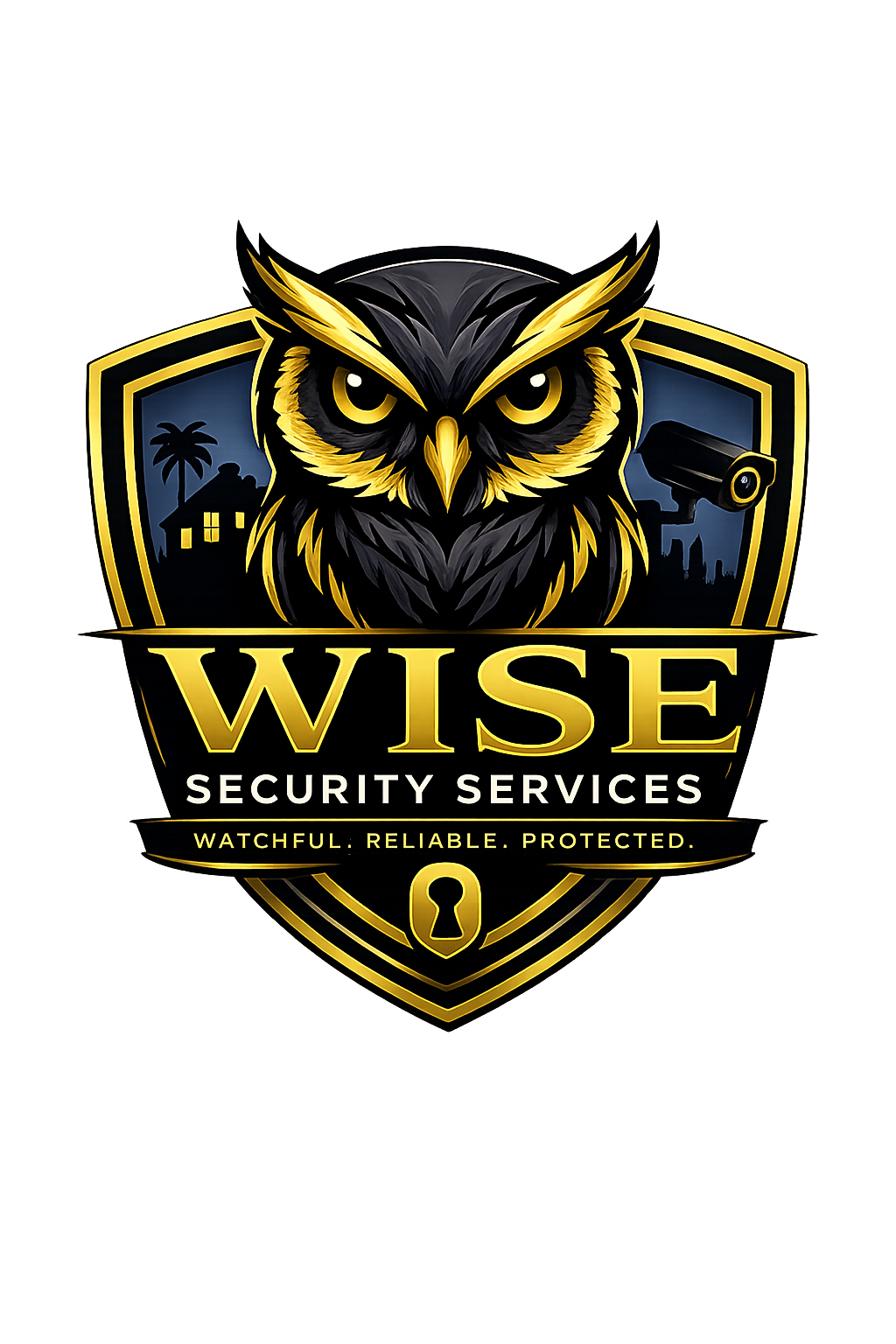 Wise security service logo